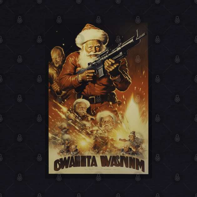 Christmas Action Movie Poster Style by Maverick Media